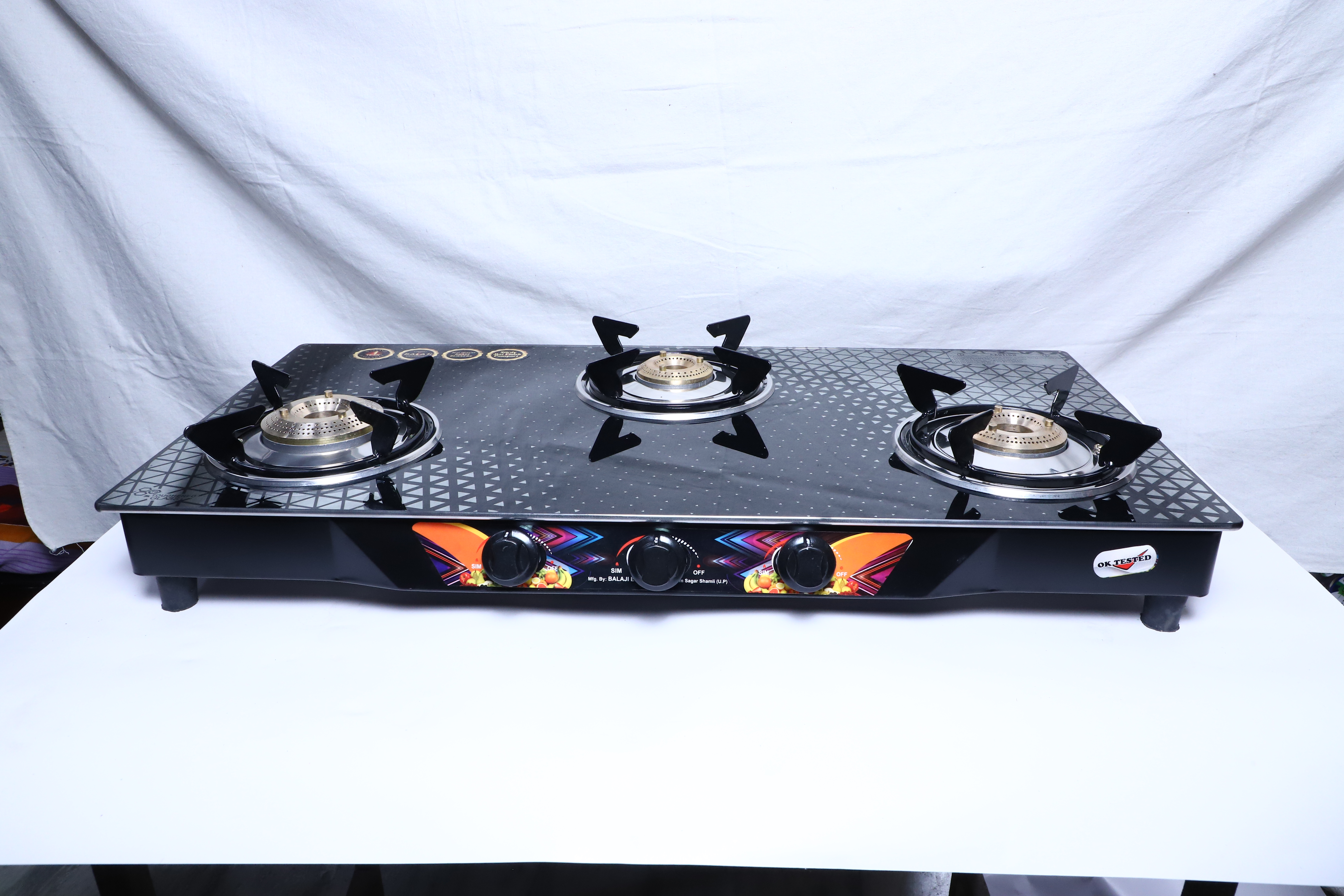 Triple Glass Burner Model